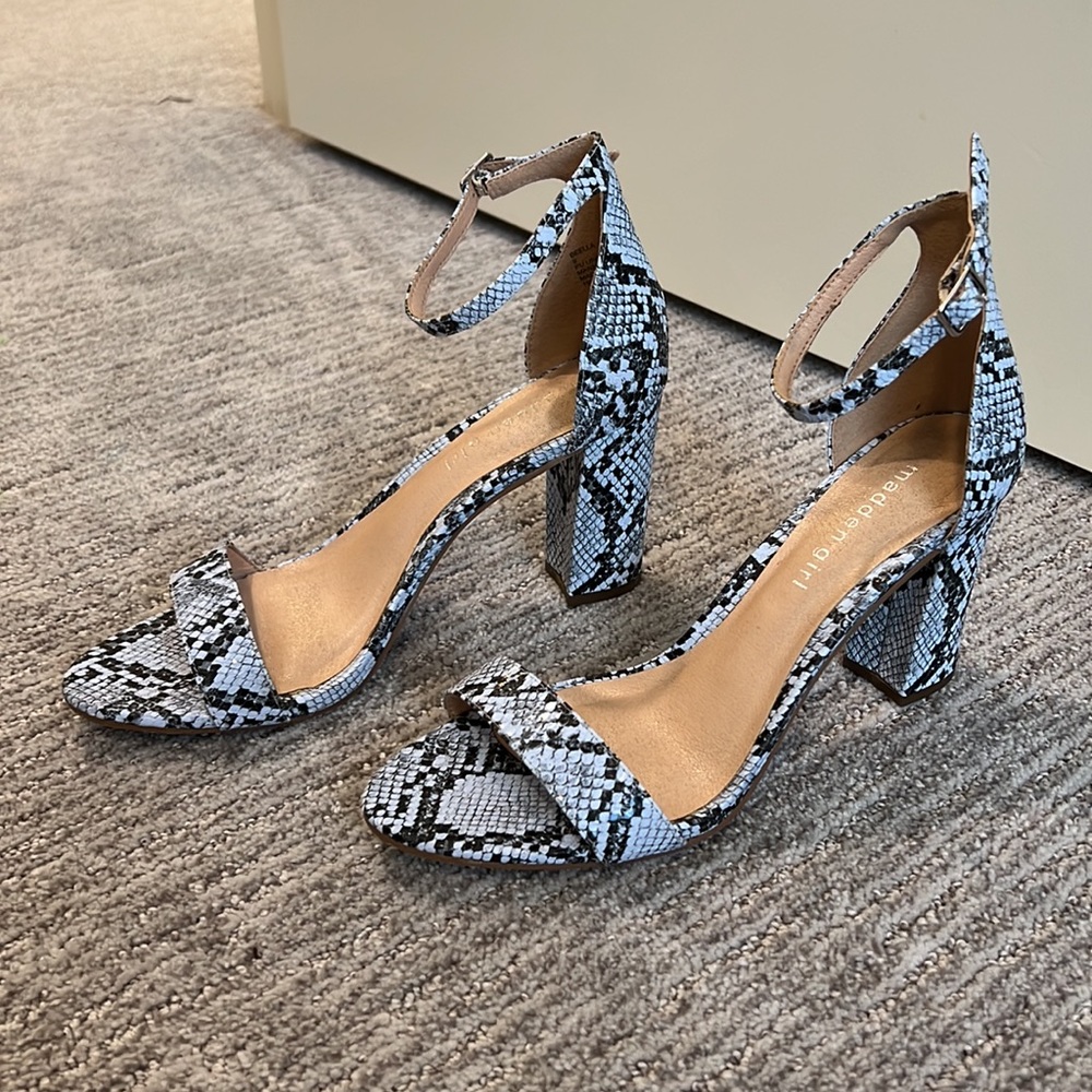 Madden Girl Snakeskin Heels